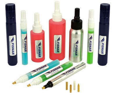 Hand Dispensing Flow Seal Flux Pens and Bottles